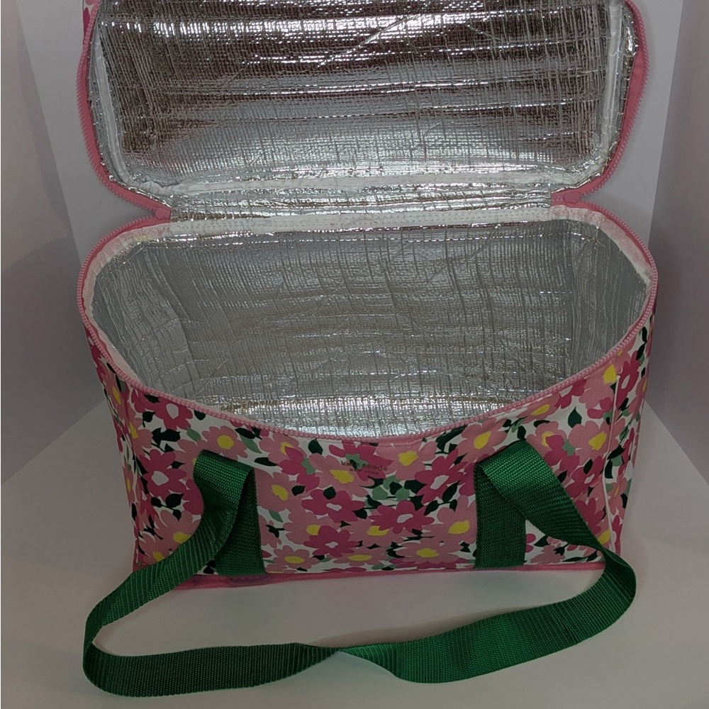 π₯Price Dropπ₯ Kate Spade BIG Insulated Cooler in Vintage Garden Pink Flowers NWT - Picture 7 of 10